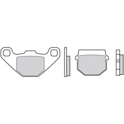 Pastillas de freno orgánicas Brembo 07HO1118 2