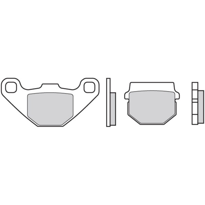 Pastillas de freno orgánicas Brembo 07HO1118