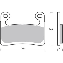 Pastillas de freno sinterizadas Brembo 07GR90LA 2