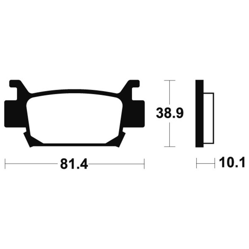 Pastillas de freno Tecnium MO329 Sinterizadas