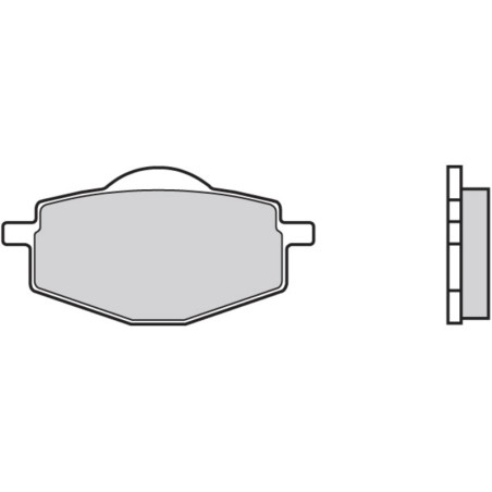 Pastillas de freno orgánicas Brembo 07YA1407