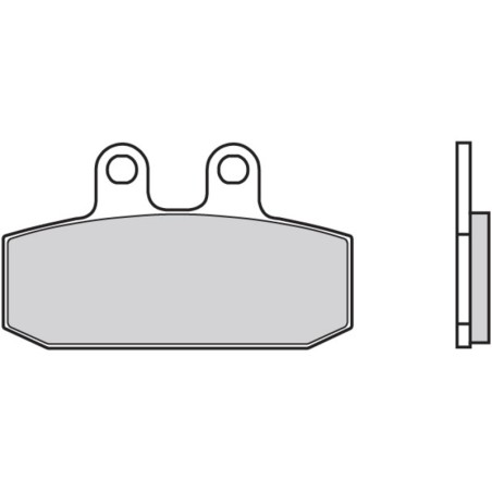 Pastillas de freno orgánicas Brembo 07006