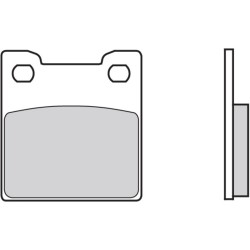 Pastillas de freno orgánicas Brembo 07SU2007 2
