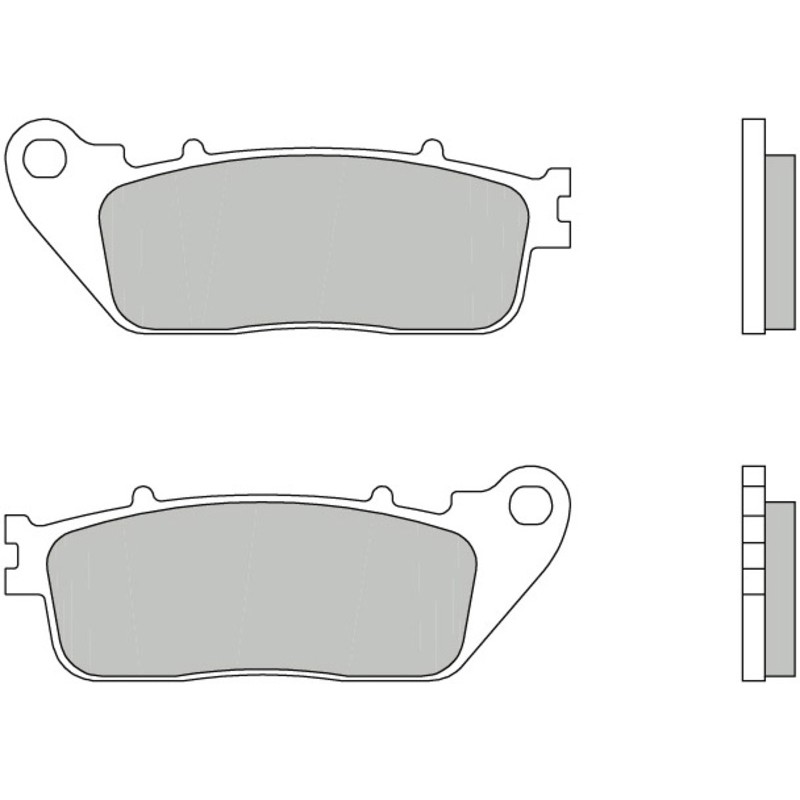 Pastillas de freno orgánicas Brembo 07HO13CC