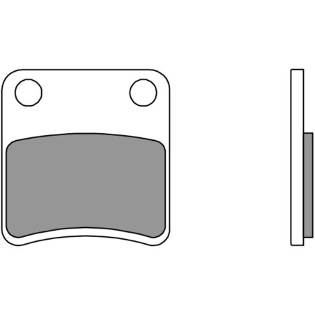 Pastillas de freno orgánicas Brembo 07GR19CC