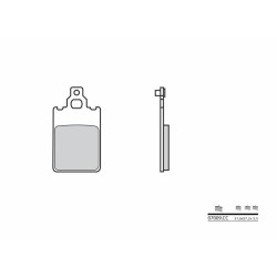 Pastillas de freno orgánicas Brembo 07009