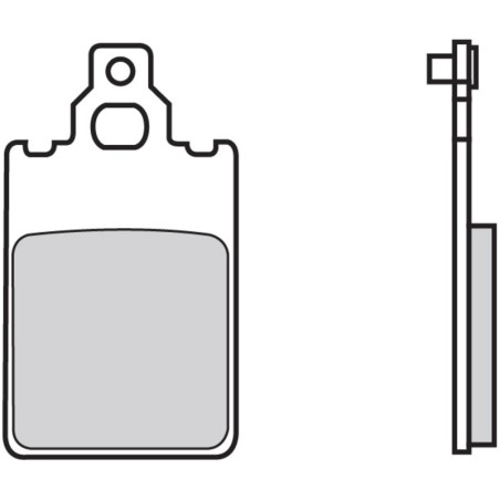 Pastillas de freno orgánicas Brembo 07009