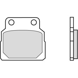 Pastillas de freno orgánicas Brembo 07HO2408 2