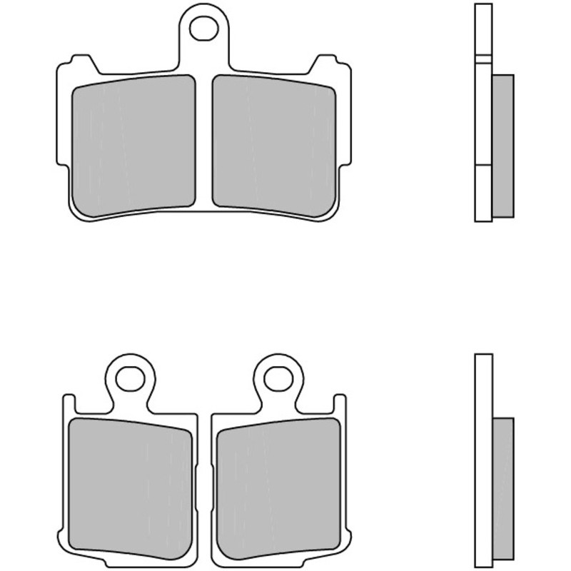 Pastillas de freno sinterizadas Brembo 07HO37SA