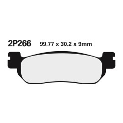 Juego pastillas de freno NISSIN 2P266NS Tra. R6 98-02 R1 02-03