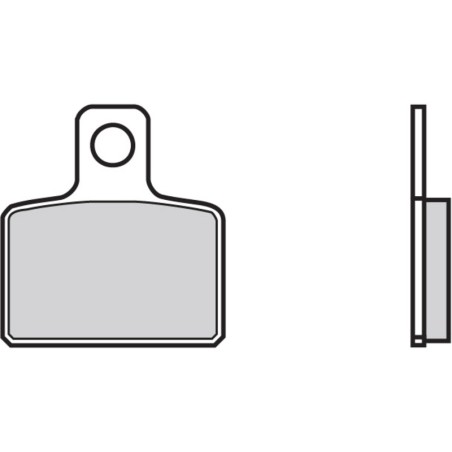 Pastillas de freno orgánicas Brembo 07GR4804