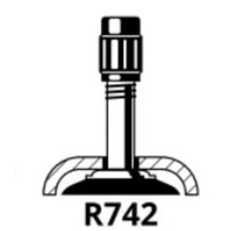 Cámara MICHELIN SCOOTER (8B 4 Válvula 742) 3.50-8 , 4.00-8