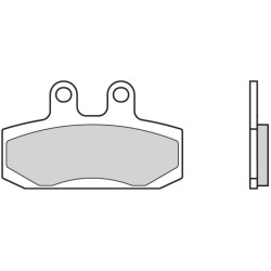 Pastillas de freno orgánicas Brembo 07007 2