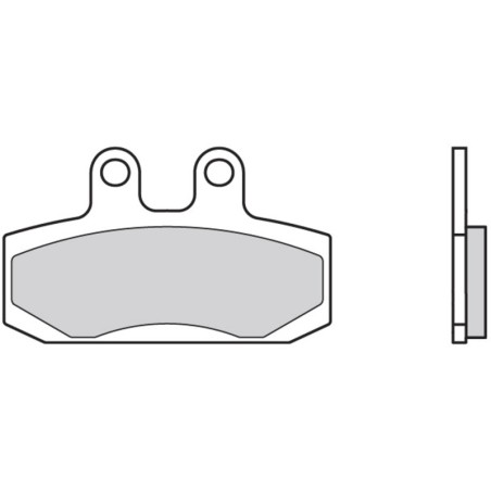 Pastillas de freno orgánicas Brembo 07007