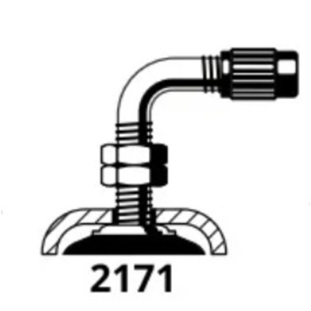 Cámara MICHELIN STREET (16MI Válvula 2171 CENTREE) 180/55-17 , MT90-16 , MU90-16 , MU85-16 , 120/90-16 , 130/90-16 , 140/90-16 ,