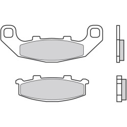 Pastillas de freno orgánicas Brembo 07KA1117 2