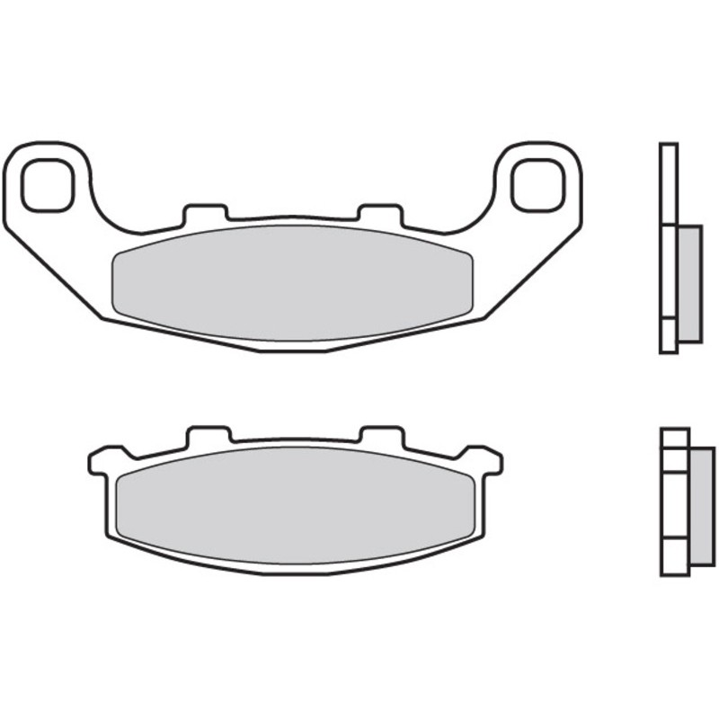 Pastillas de freno orgánicas Brembo 07KA1117