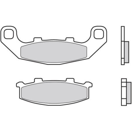 Pastillas de freno orgánicas Brembo 07KA1117