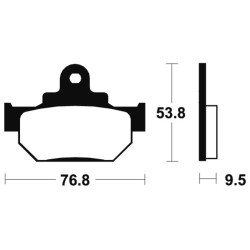 Pastillas de freno Tecnium MA82 Orgánicas 2