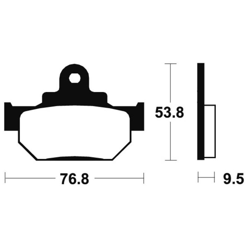 Pastillas de freno Tecnium MA82 Orgánicas