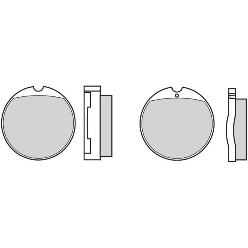 Pastillas de freno orgánicas Brembo 07HO0130