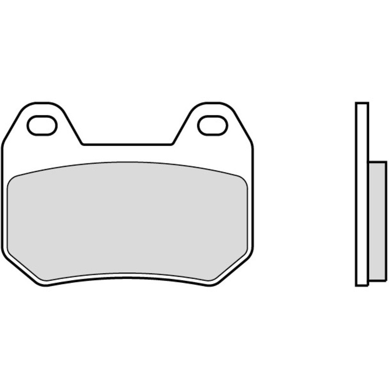 Pastillas de freno orgánicas Brembo 07BB2507