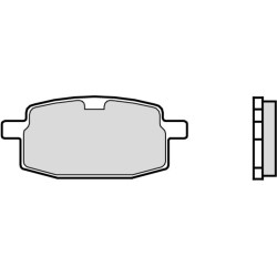 Pastillas de freno orgánicas Brembo 07041 2