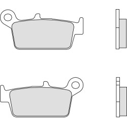 Pastillas de freno sinterizadas de competición Brembo 07HO26SX 2