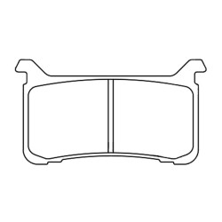 Juego de pastillas sinterizadas CL BRAKES (1252XBK5)