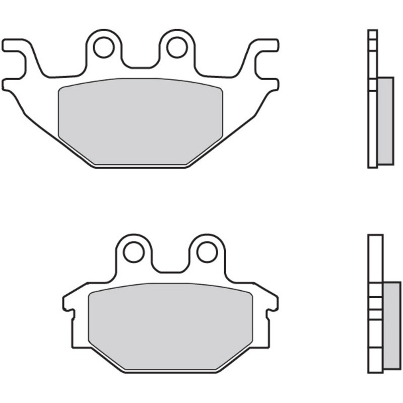 Pastillas de freno orgánicas Brembo 07GR5209