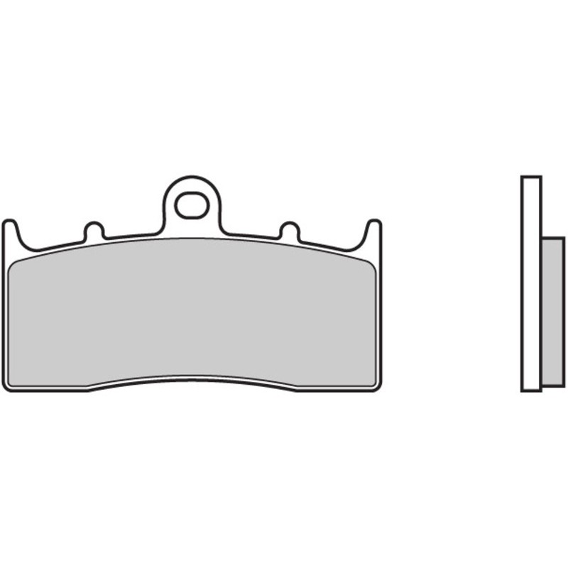 Pastillas de freno orgánicas Brembo 07GR6207