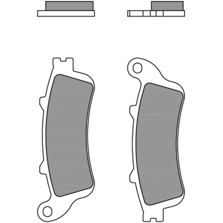 Pastillas de freno sinterizadas Brembo 07HO52SP
