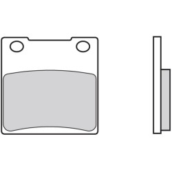 Pastillas de freno orgánicas Brembo 07KS0507 2