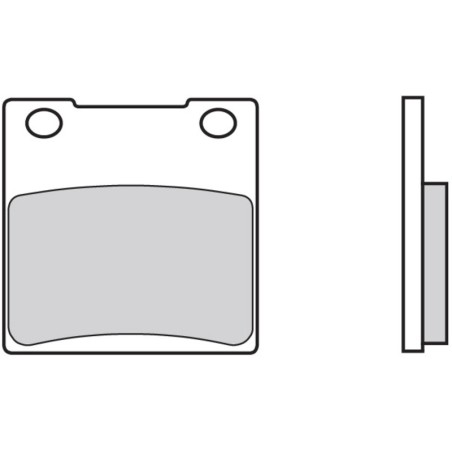 Pastillas de freno orgánicas Brembo 07KS0507