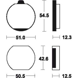 Pastillas de freno Tecnium MA10 Orgánicas 2