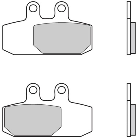 Pastillas de freno orgánicas Brembo 07057