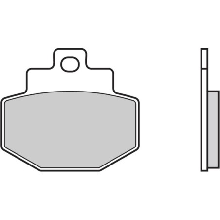 Pastillas de freno orgánicas Brembo 07047