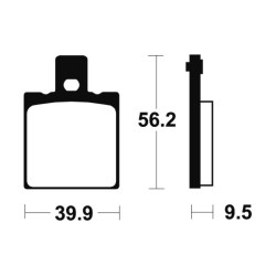 Pastillas de freno Tecnium MA146 Orgánicas 2