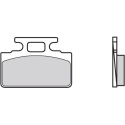 Pastillas de freno orgánicas Brembo 07031 2