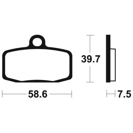 Pastillas de freno Tecnium MOR385 Sinterizadas