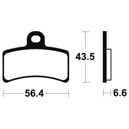 Pastillas de freno Tecnium MA315 Orgánicas