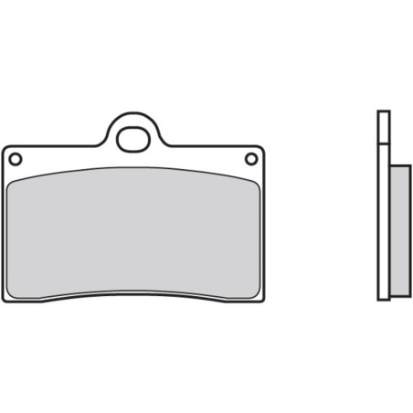 Pastillas de freno orgánicas Brembo 07BB1507