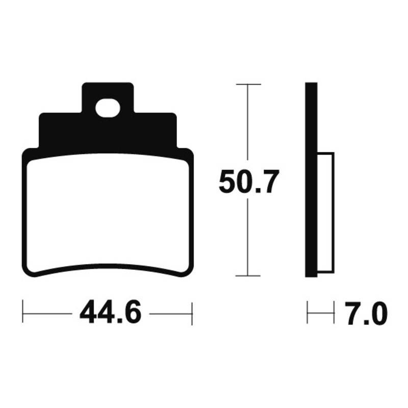 Pastillas de freno Tecnium Scooter orgánicas ME275