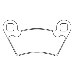 Juego de pastillas sinterizadas CL BRAKES (1230ATV1)