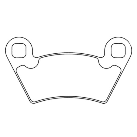 Juego de pastillas sinterizadas CL BRAKES (1230ATV1)