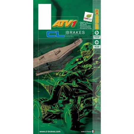 Juego de pastillas sinterizadas CL BRAKES (1230ATV1)