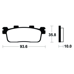 Pastillas de freno Tecnium MSS363 Sinterizadas 2