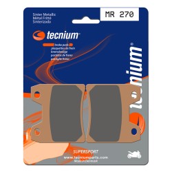 Pastillas de freno Tecnium MR270 Sinterizadas