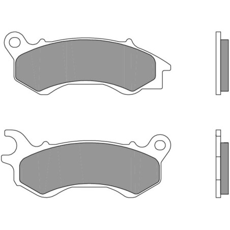 Pastillas de freno orgánicas Brembo 07090