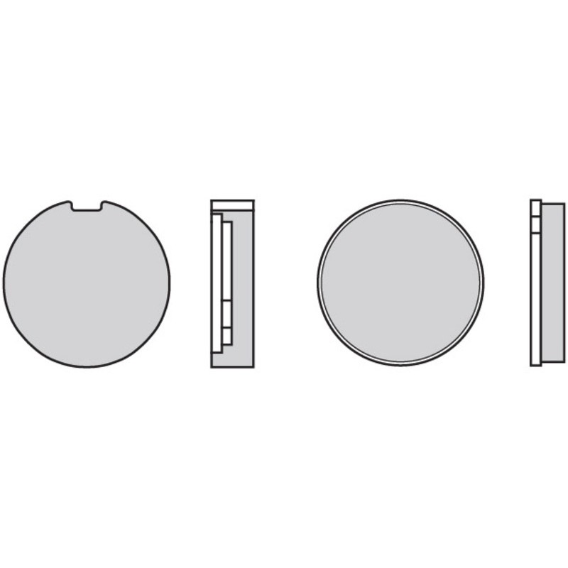 Pastillas de freno orgánicas Brembo 07KS0124